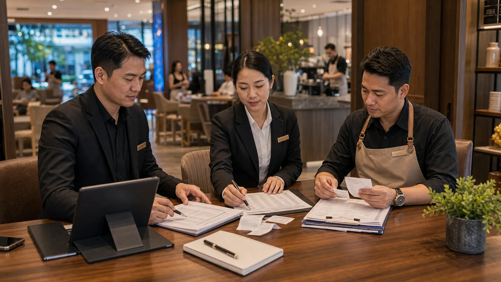 Hotel department coordination across outlets and teams