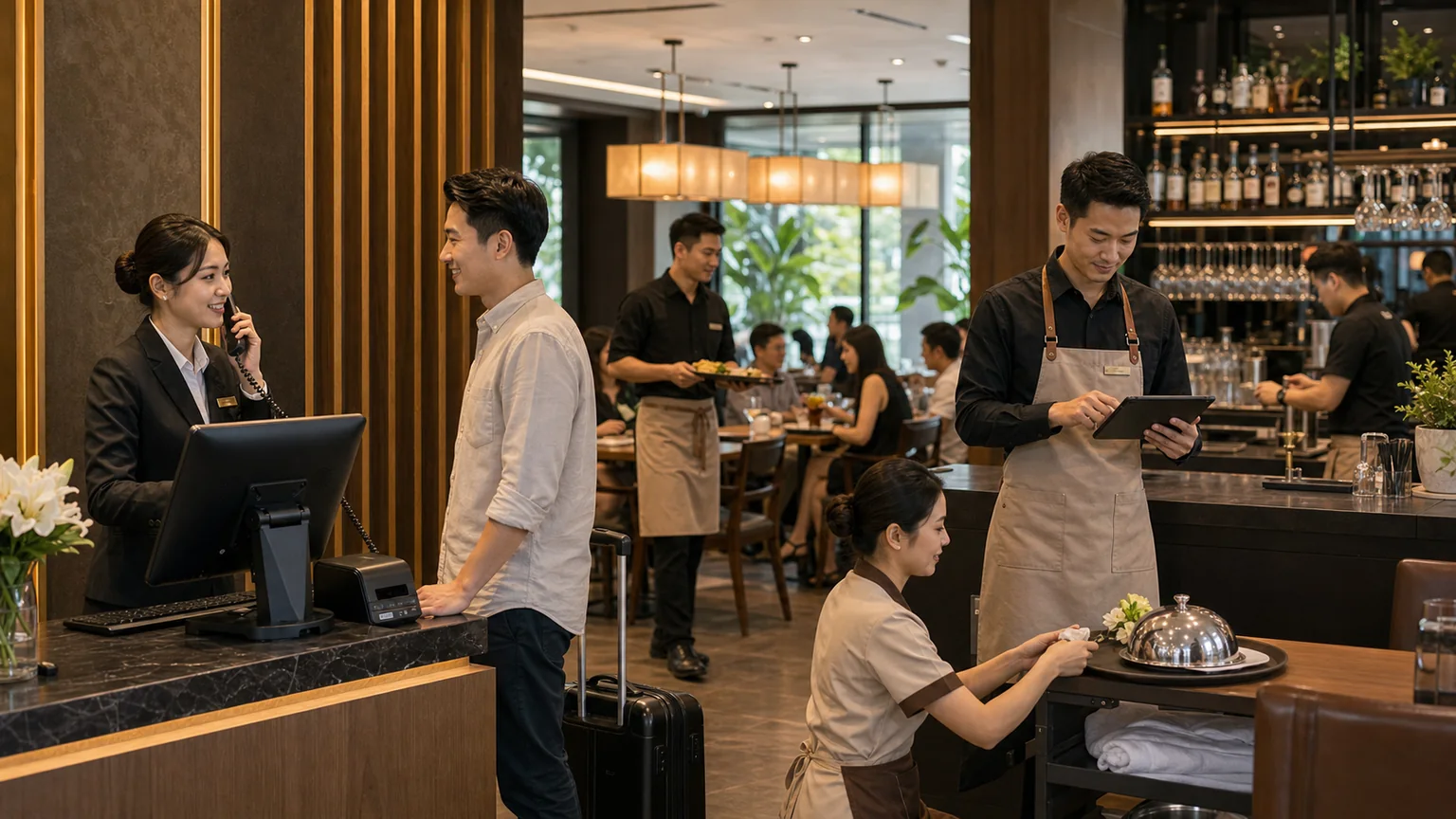 Retail HQ POS platform supporting restaurants cafes bars hotels retail and buffets